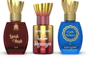 Adilqadri Lavish Musk, Shanaya & Oudh Al Hashmi, Non-Alcoholic | Pack ...