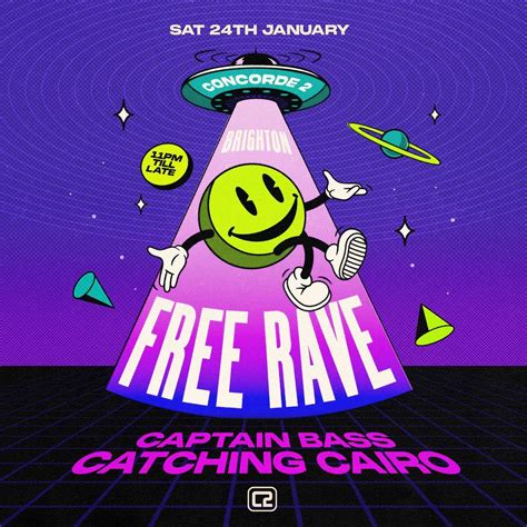 Free Rave - Catching Cairo & Captain Bass, The Concorde 2, Brighton, 24 ...