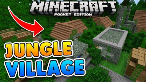 Temple in the Jungle and Village Seed | Minecraft PE Bedrock Seeds