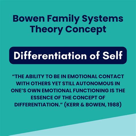 Bowen Family Systems Theory: Differentiation of Self | The Family ...