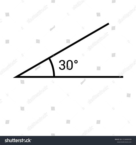 30 Degree Angle Template