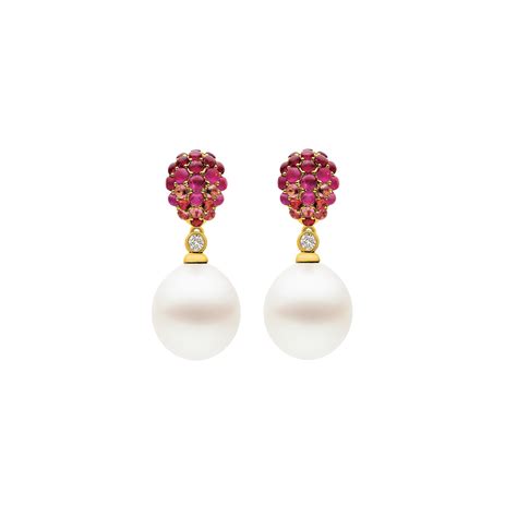 Kailis Pearl, Gemstone & Diamond Horizon Earrings - Fine Jewellery and ...