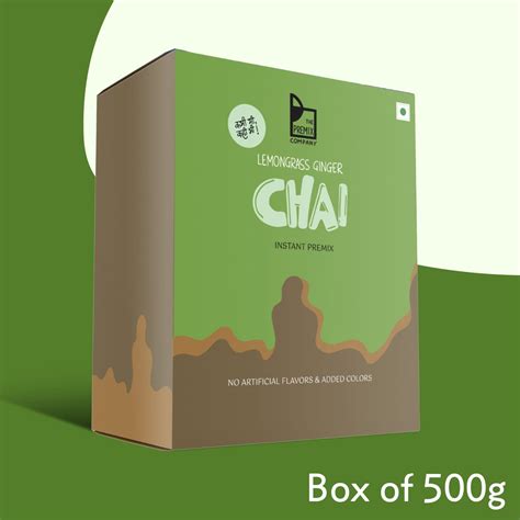 Lemongrass – Ginger Tea Premix (Box of 10 single serve sachets) – The ...