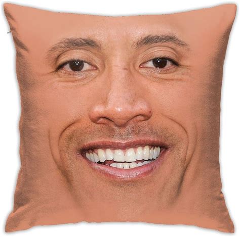 Amazon.com: Rock Funny Face Throw Pillow Covers 18''X18'' Velvet Cozy ...
