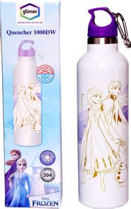 Gluman Disney Frozen Cartoon Character Printed Quencher 1000 ml Bottle ...