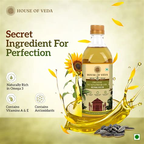 Organic Sunflower Oil Pack of 2 – HOUSE OF VEDA