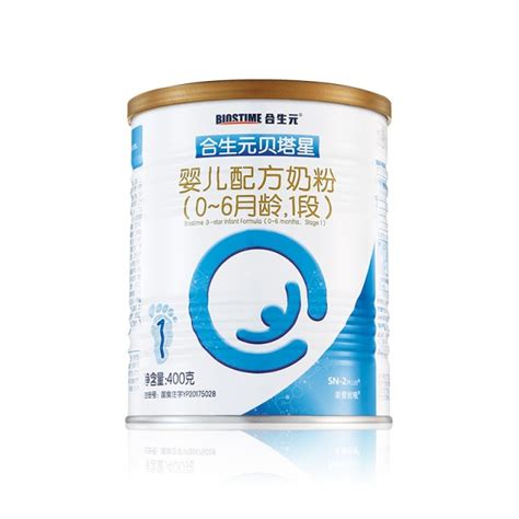 合生元（BIOSTIME）贝塔星 婴儿配方奶粉 1段(0-6个月) 法国原装原罐进口 400克-小树熊母婴特卖