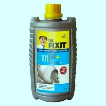 Pidilite Dr.Fixit 101 LW+ Integral Liquid WaterProofing Compound Pack ...