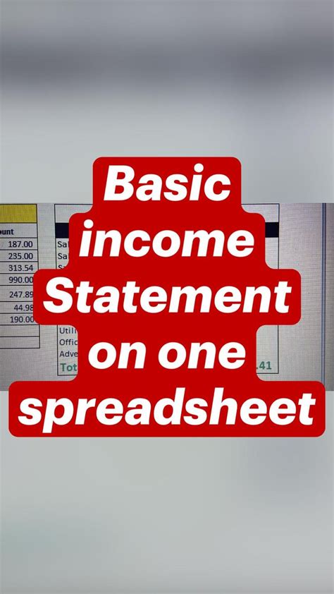 Basic Income Statement Example 的图像结果