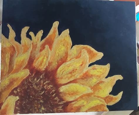 Buy Painting Abstract Sunflower Artwork No 15927 by Indian Artist ...