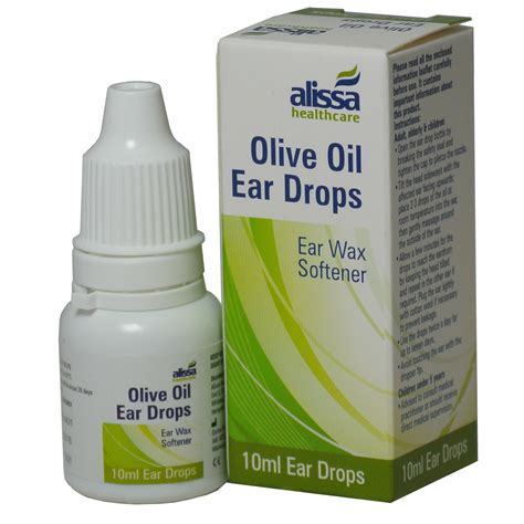 Olive Oil Ear Drops Softens Removes Ear Wax - 10ml | eBay