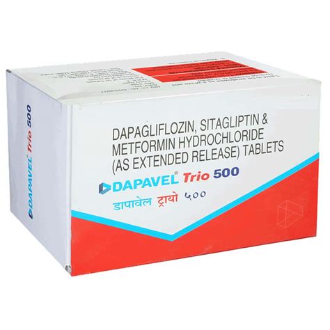 Dapavel Trio 500mg Strip Of 10 Tablets: Uses, Side Effects, Price ...