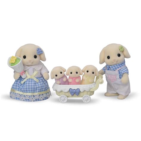 Calico Critters Flora Rabbit Family - Walmart.com