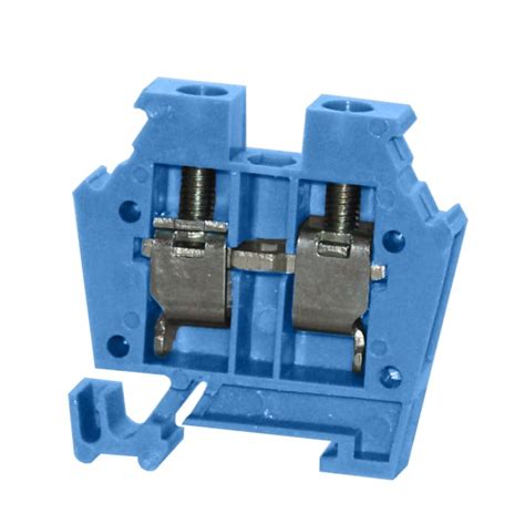 RS PRO | RS PRO Feed Through Terminal Block Blue, 4mm², 1-Level, Cage ...