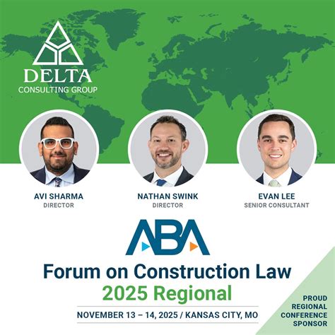 ABA Forum on Construction Law 2025 Regional (Kansas City) - Delta ...