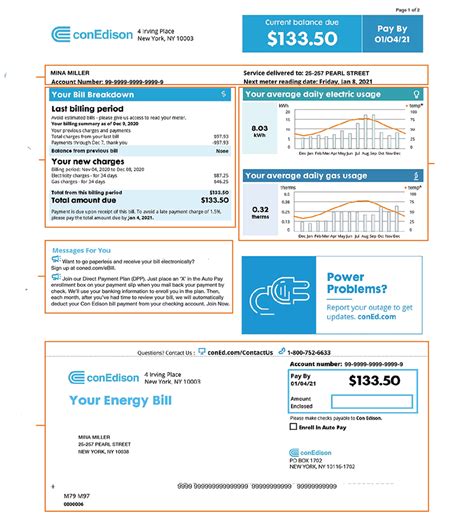 Con Edison Electric Bill [Rates, Billing Sample, & Charges]