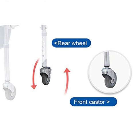 VMS Careline Foldable Commode Wheelchair at best price.