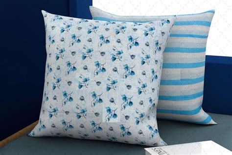 Buy RRC Super Soft Cotton Quilted Reversible Cushion Covers 24X24 ...