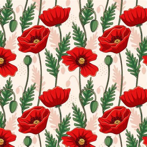 Image result for Poppy Flower Pattern