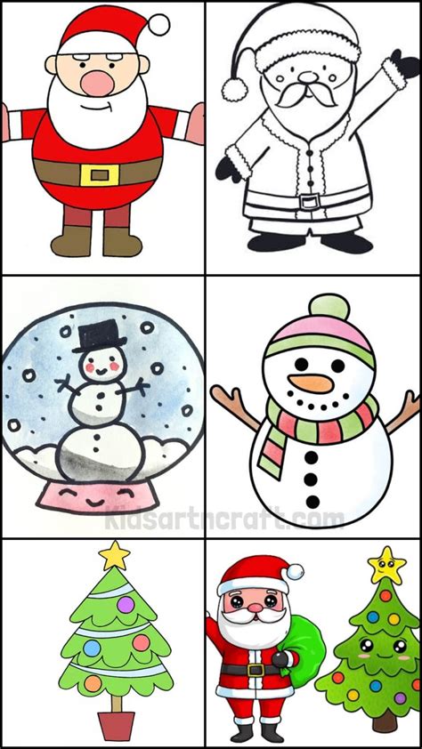 Image result for Christmas Drawing Tutorial for Kids