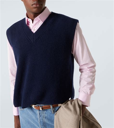 Mr Southbank cashmere sweater vest in blue - Arch 4 | Mytheresa