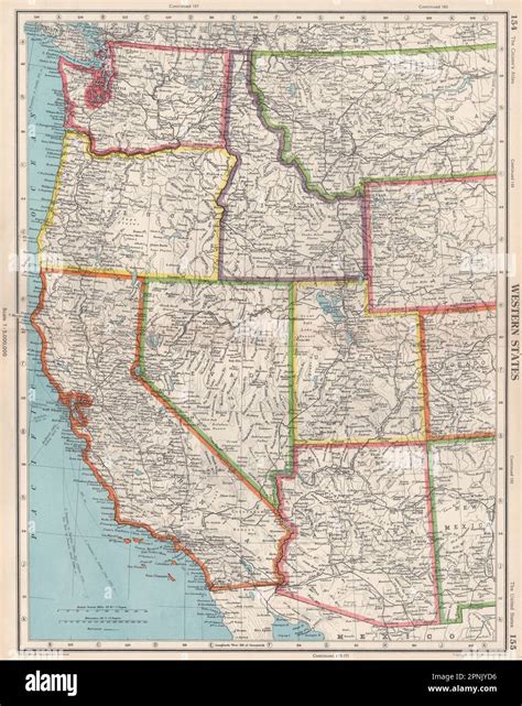 Map Of California To Washington