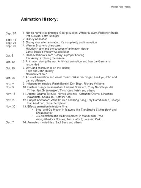 Animation History: Exploring the Artistic and Technical Developments of ...