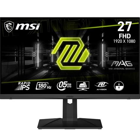MSI MAG 275F 27 Inch FHD Gaming Monitor - 1920 x 1080 Rapid IPS Panel ...