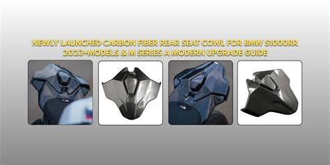 BMW S1000RR Carbon Fiber Rear Seat Cowl 2023+Models – RLZ Motorsports
