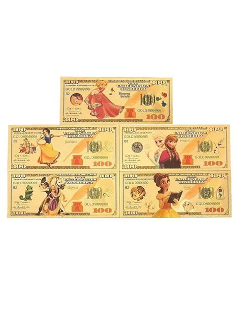 Disney Disney Princess Prince Commemorative Banknotes, Collecting Gift ...