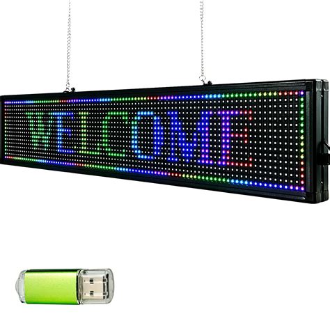 VEVOR 40x8 inch LED Scrolling Open Sign with India | Ubuy