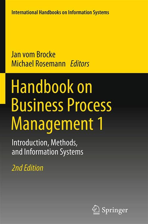 Buy Handbook on Business Process Management 1: Introduction, Methods ...