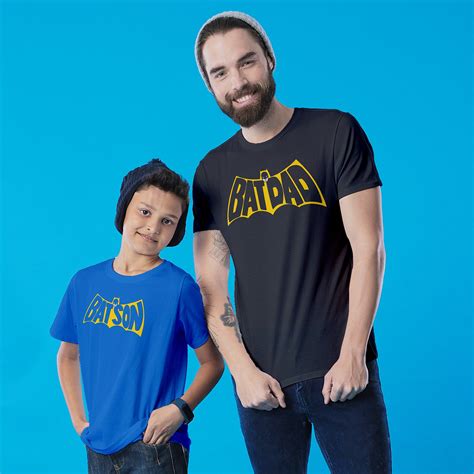 Batman Twinning Dad & Son Tees