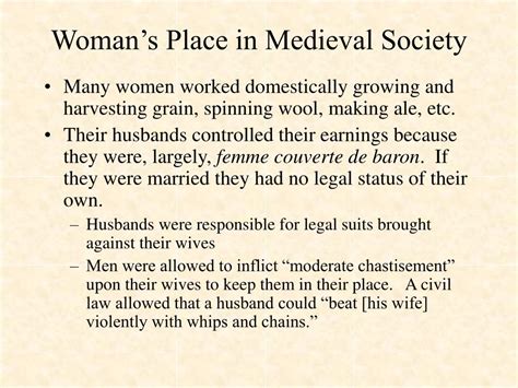Medieval Social Status