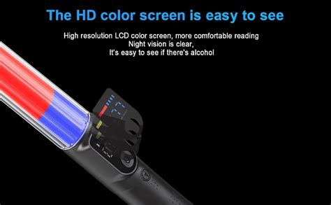 R-TEK Digital Breathalyzer Portable Alcohol Tester, Rechargeable Breath ...