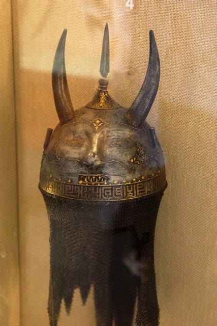 Surviving examples of elaborate helms with horns ... | The Vintage News