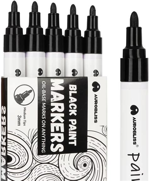 edding 751 paint marker - black - 10 pens - round tip 1-2 mm - paint ...