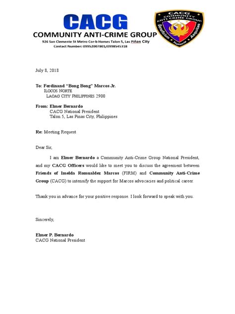 Sample Letter to Politician 的图像结果