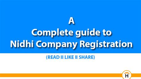 Nidhi Company Registration – A Complete guide