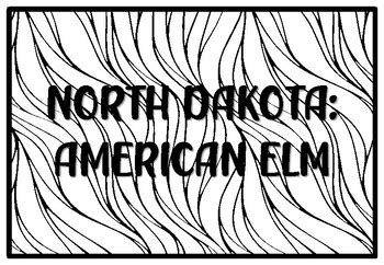 NORTH DAKOTA: AMERICAN ELM, State Tree Coloring Pages school resource ...