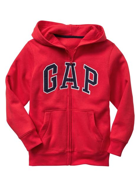 logo zip hoodie