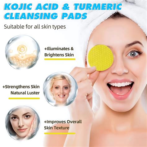 Turmeric Kojic Acid Cleansing Pads – MaxSmile