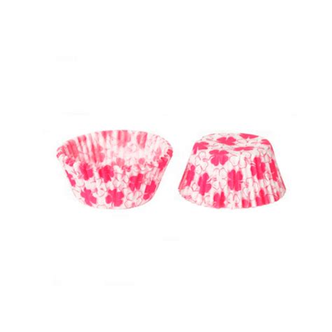 Capacillo blanco trebol rosa 100 pzs ® El Encanto
