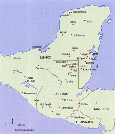 Image result for Maya Cities Map