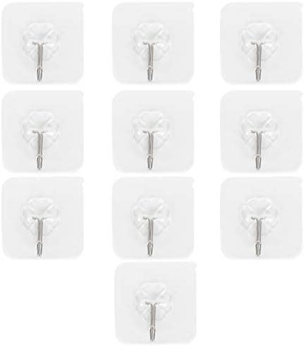HOKIPO Magic Sticker Series Self Adhesive Hooks, Pack of 6 (Load ...