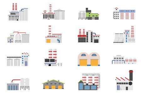 Manufacturing Building Vector 的图像结果