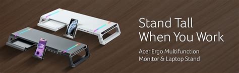 acer Ergo Multifunction Monitor & Laptop Stand with RGB Lighting