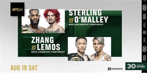 UFC 292 Fight Card: PPV Schedule, Odds and Predictions for Sterling vs ...