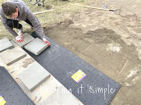 How to Build a DIY Backyard Patio with Pavers - Keeping it Simple