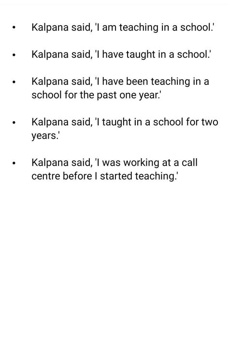 answer these all question convert into indirect speech - Brainly.in